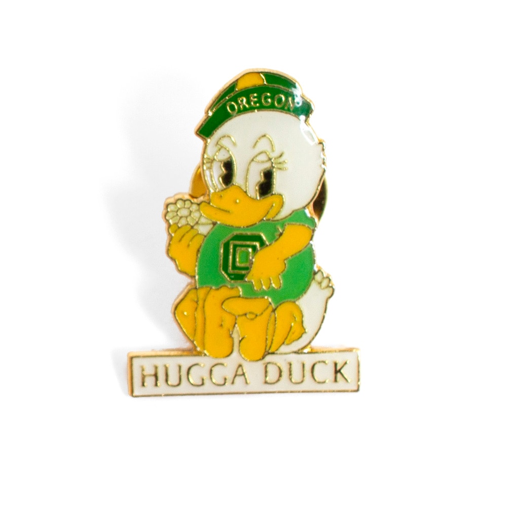 Ducks Spirit, Green, Lapel Pins, Accessories, Unisex, Hugga Duck, 8817